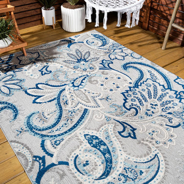 Gordes Paisley High-low Indoor/outdoor Area Rug
